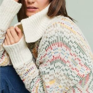 Anthropologie Sleeping on Snow sweater
